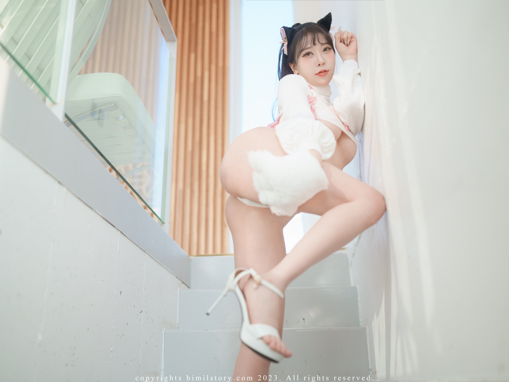 Jia Jia, [Bimilstory] Under-Boob Cat Girl Set.02