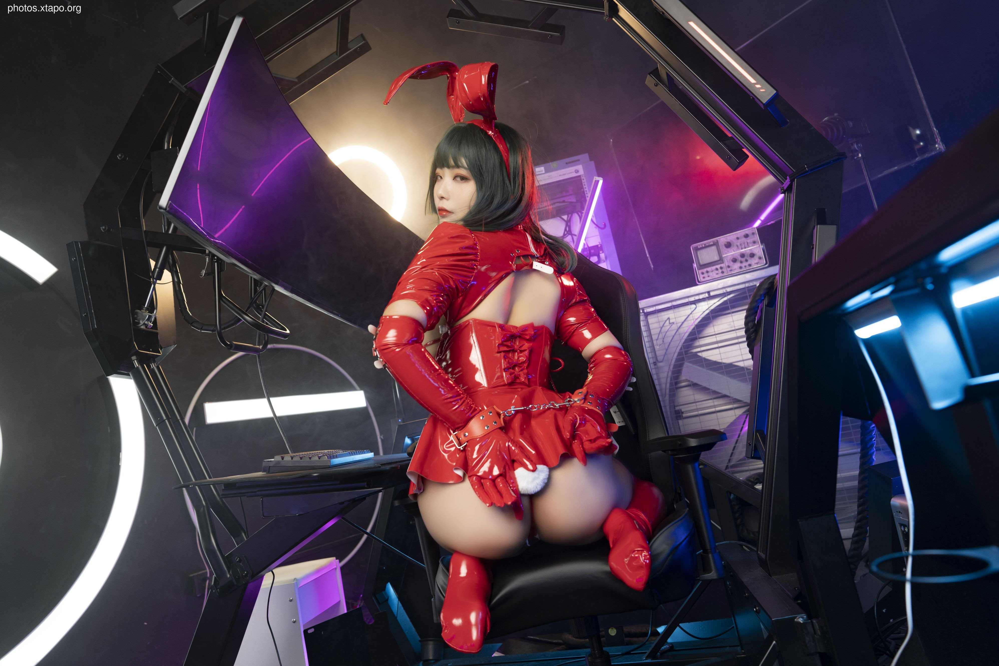 A_ i Dita Dark Rabbit Girl 40P-618MB