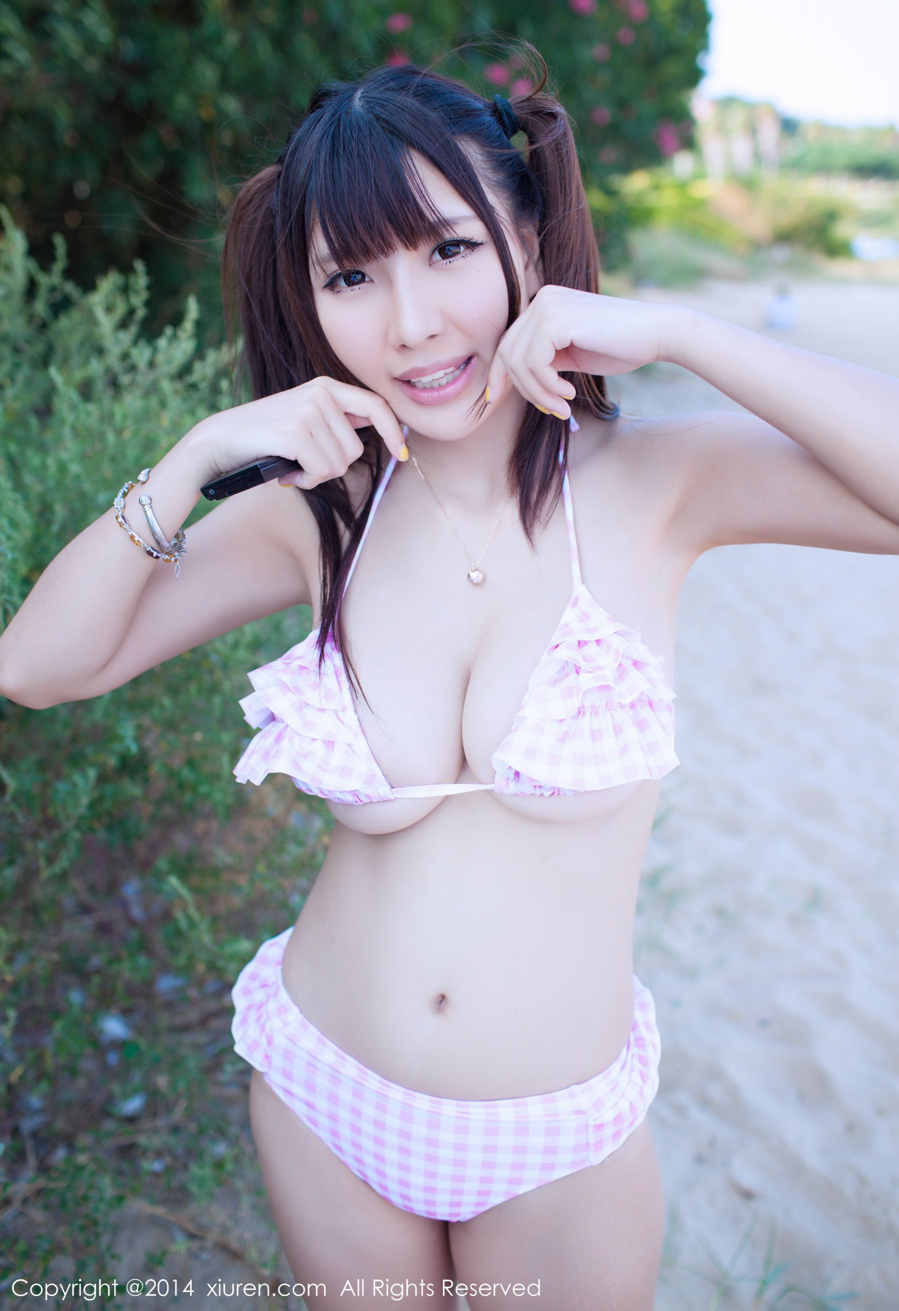 Li Zhenji/Xiao Qian Sunny Blasting Milk UnderwearSeaside Series Xiuren No.227