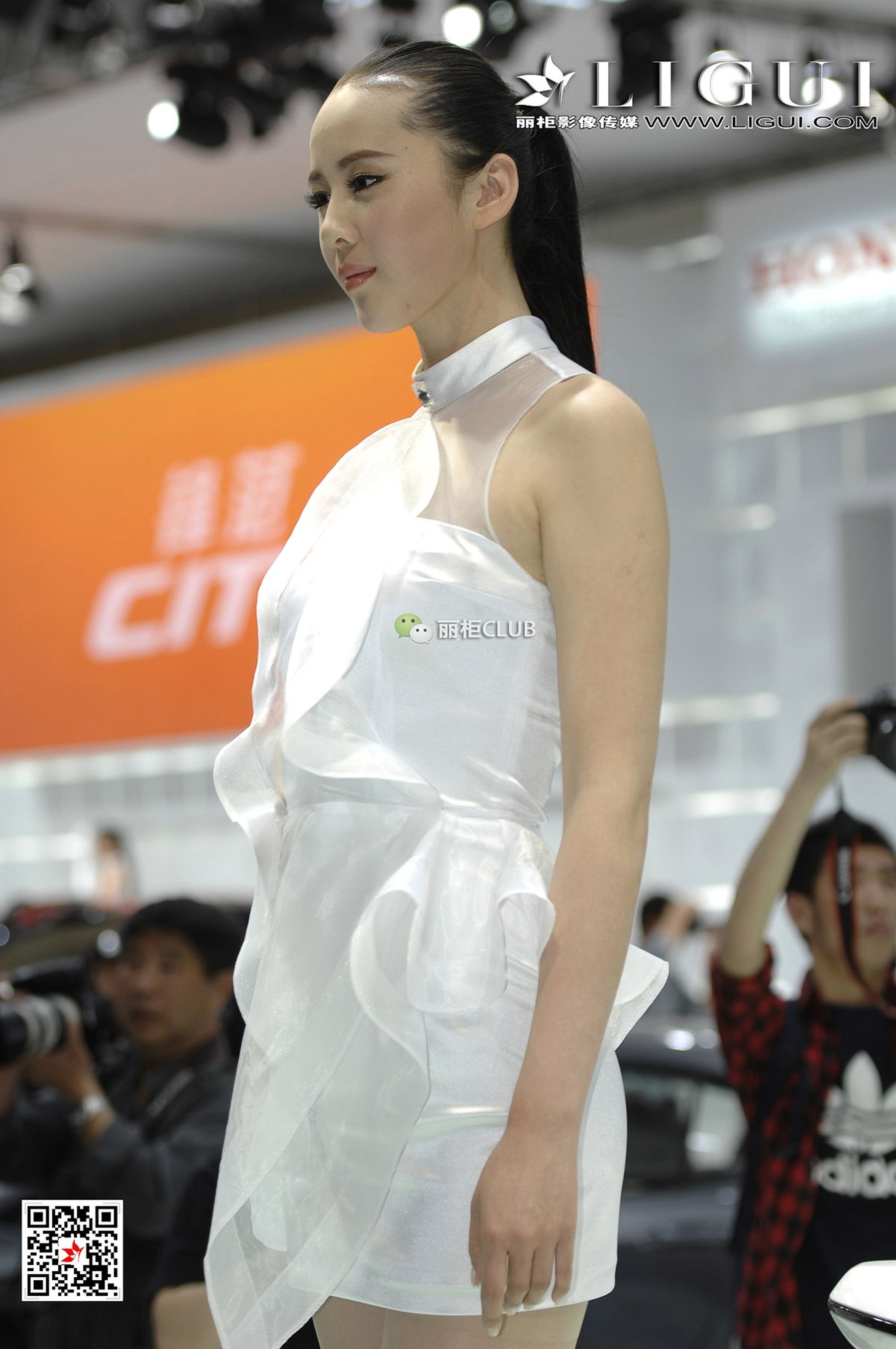 Model Fashion Car Model Booth Car Model Combination Ligui