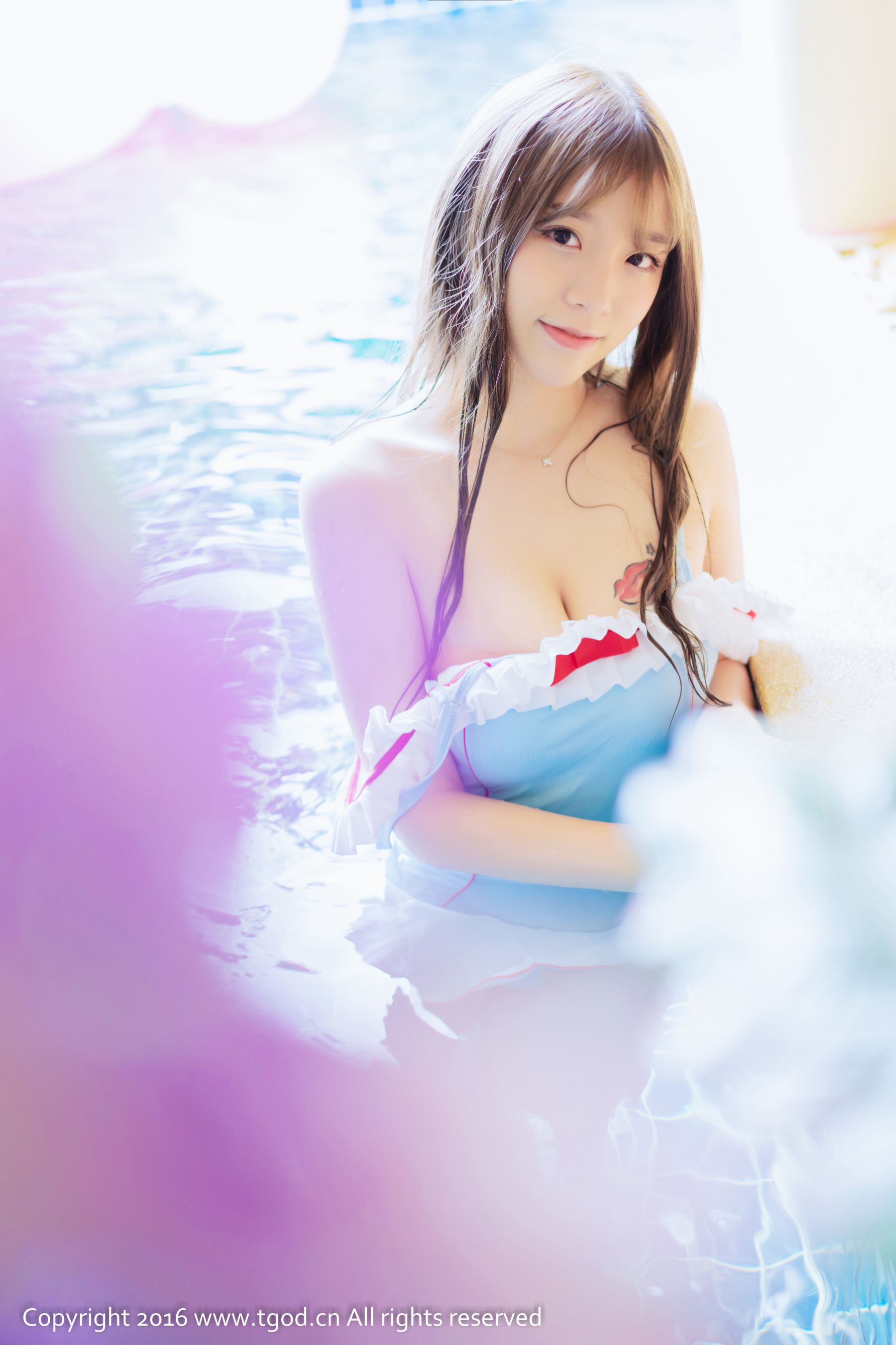 Cheng Tongyan's Samui Island Travel is beautiful, fresh and beautiful girl Push Goddess/You Mihui