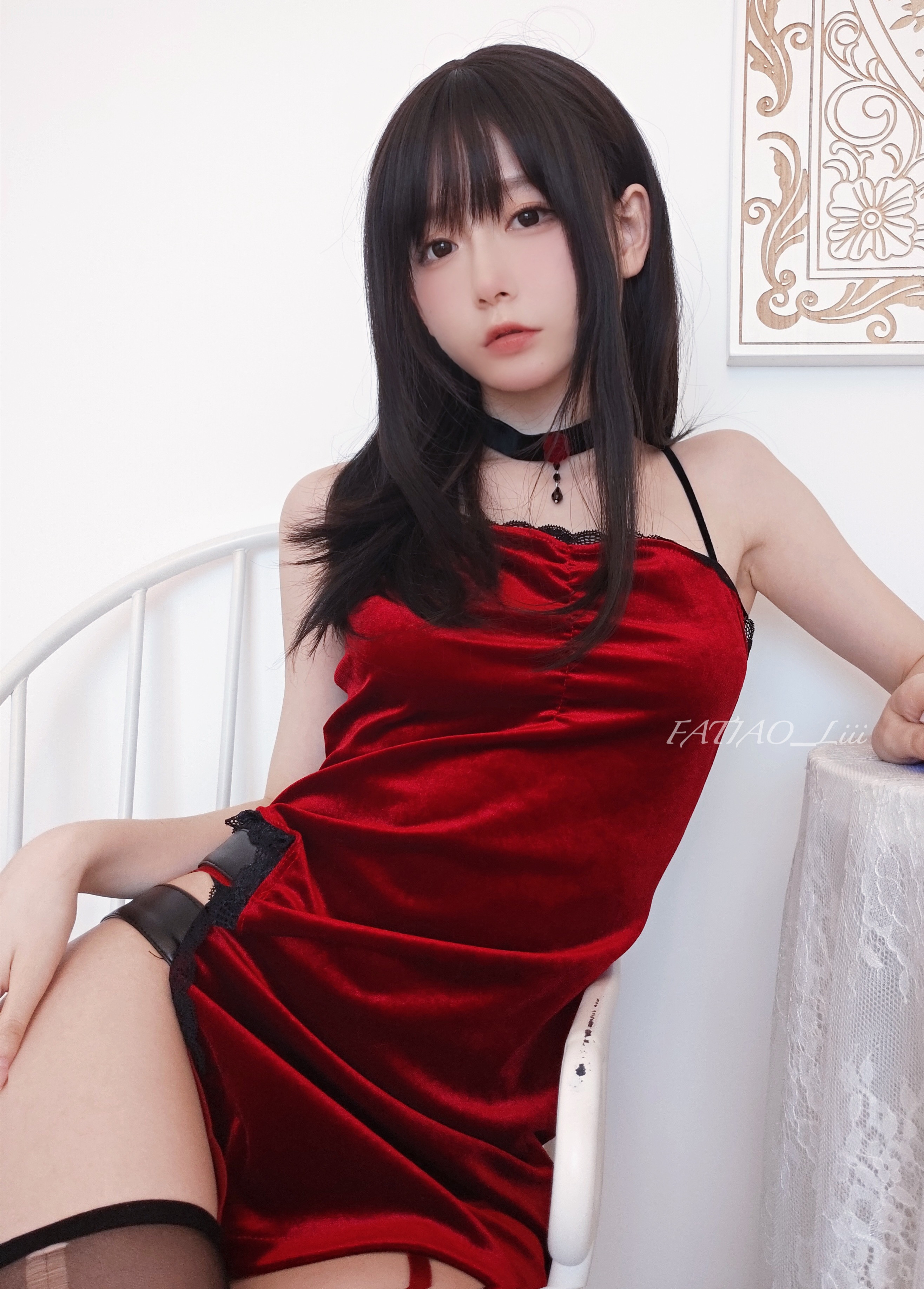 21_2001_ Red velvet dress ❣️