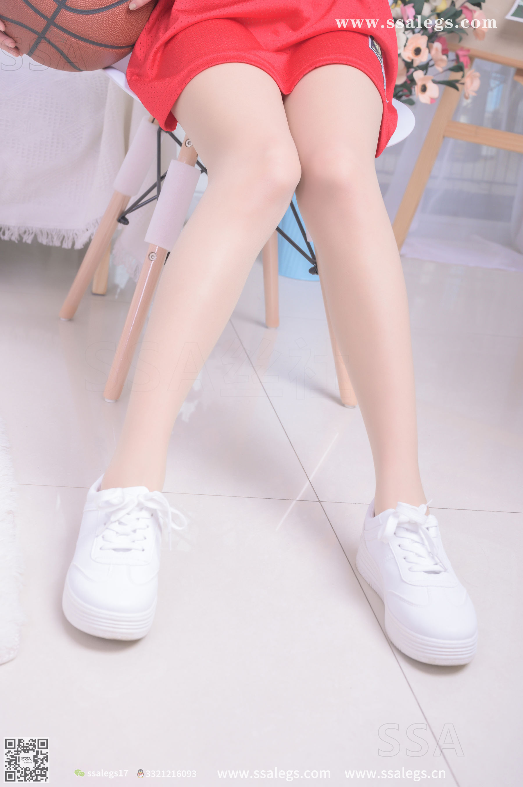 SSA Silk Club Super Clear photo NO.324 Ms. Susu Sister Su Su with a holiday at home to play basketball (top)